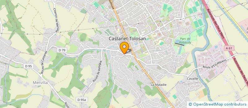 localisation de l'entreprise SCI DE L'OMBLE à CASTANET-TOLOSAN