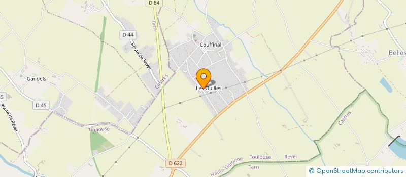 localisation de l'entreprise SCI DE L'OMBRELLE  REVEL