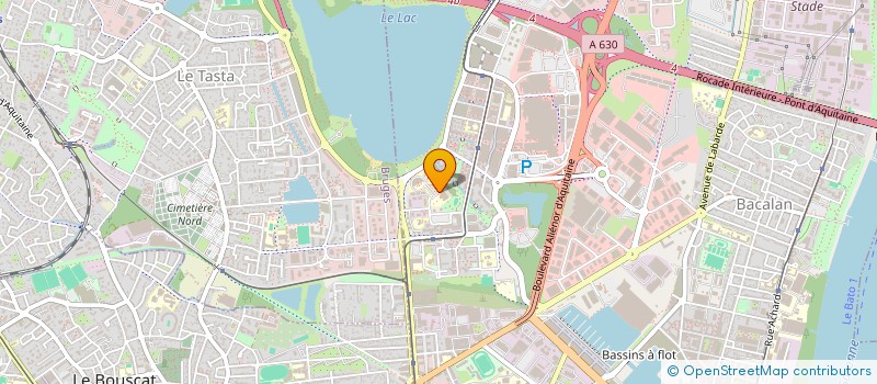 localisation de l'entreprise SCI DE L'OMBRIERE  BORDEAUX