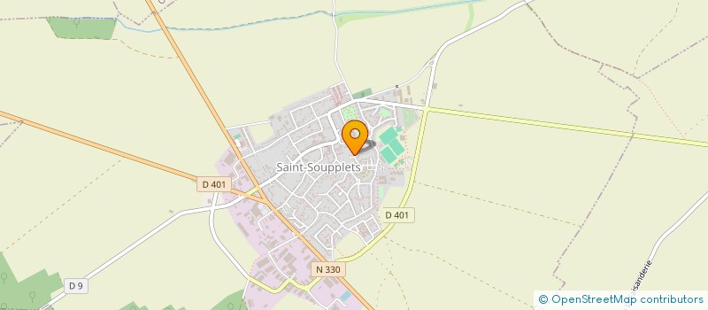 localisation de l'entreprise SCI DE L'OME  SAINT-SOUPPLETS
