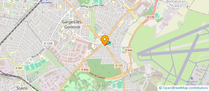 localisation de l'entreprise SCI DE L'ONGLAIS à GARGES-LES-GONESSE