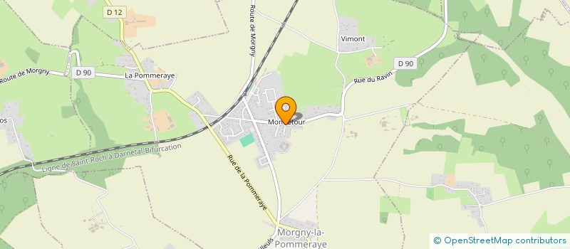 localisation de l'entreprise SCI DE L'OPALE  MORGNY-LA-POMMERAYE
