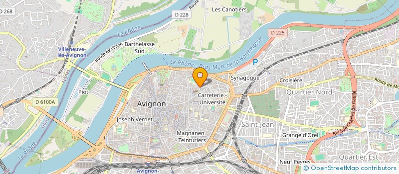 localisation de l'entreprise SCI DE L OPPORTUNET  AVIGNON