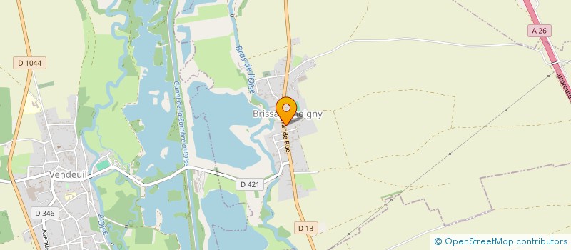 localisation de l'entreprise SCI DE L'OR 1  CERIZY