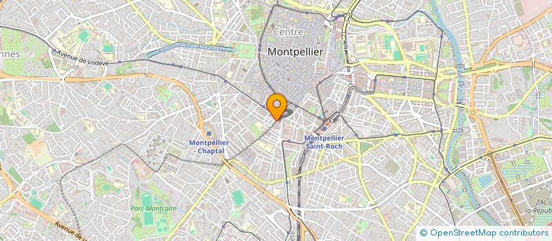 localisation de l'entreprise SCI DE L'OR à MONTPELLIER