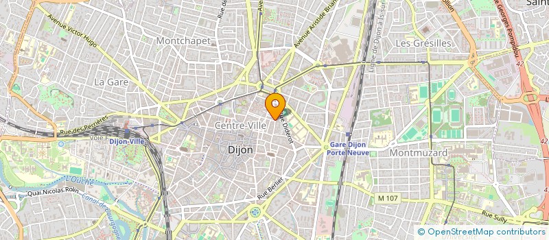 localisation de l'entreprise SCI DE L'OR LOGE à DIJON