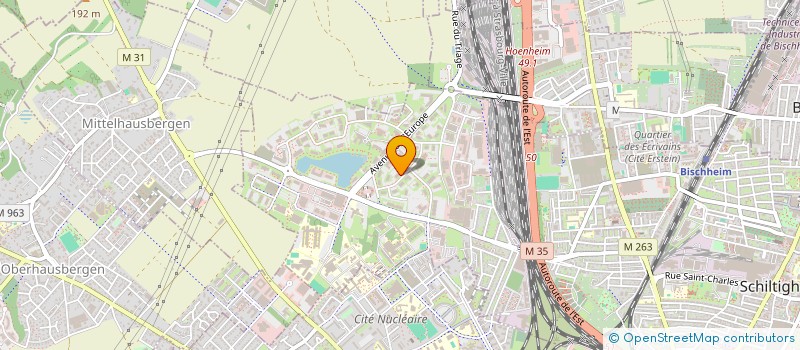 localisation de l'entreprise SCI DE L'ORANGERAIE  SCHILTIGHEIM