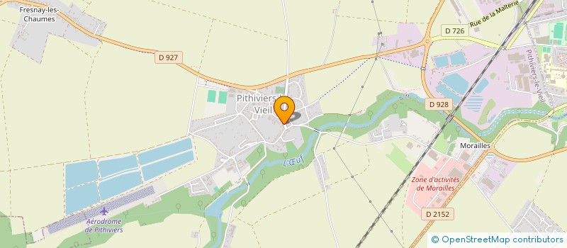 localisation de l'entreprise SCI DE L ORANGERIE à ESCRENNES