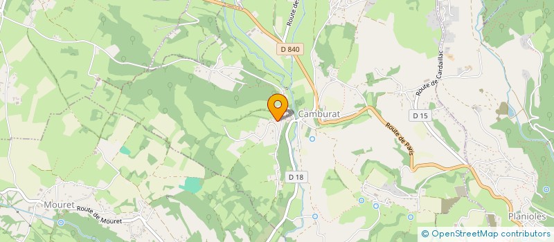 localisation de l'entreprise SCI DE L ORANGERIE  LUNAN