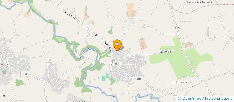 localisation de l'entreprise SCI DE L'ORANGERIE  TREBRY