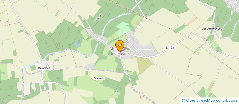 localisation de l'entreprise SCI DE L ORANGERIE  MONTCEAUX-LES-MEAUX