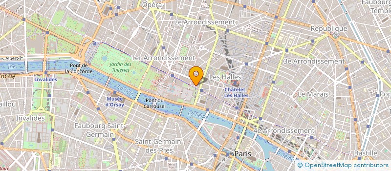 localisation de l'entreprise SCI DE L'ORATOIRE 3 à PARIS
