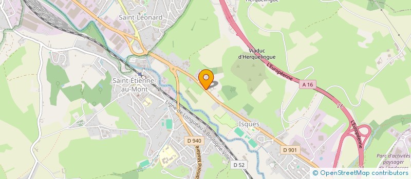 localisation de l'entreprise SCI DE L ORATOIRE  ISQUES