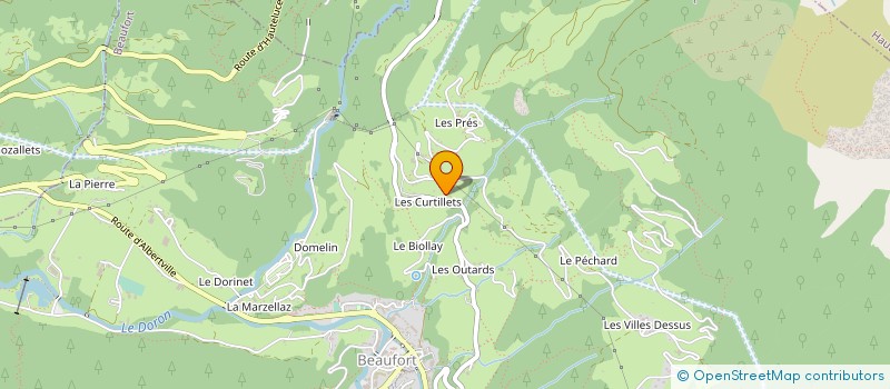 localisation de l'entreprise SCI DE L ORATOIRE  BEAUFORT