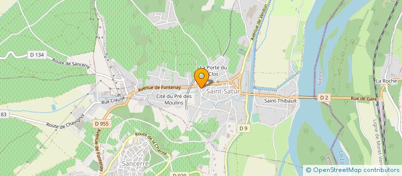 localisation de l'entreprise SCI DE L'ORATOIRE  SAINT-SATUR