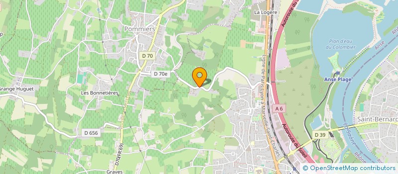 localisation de l'entreprise SCI DE L'ORATOIRE  ANSE