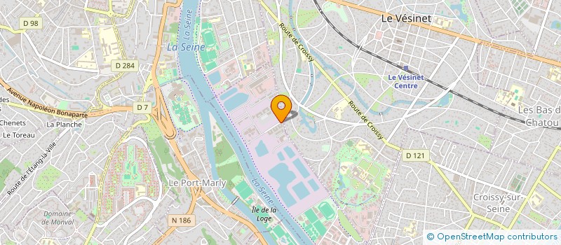 localisation de l'entreprise SCI DE L'ORATOIRE  CROISSY-SUR-SEINE