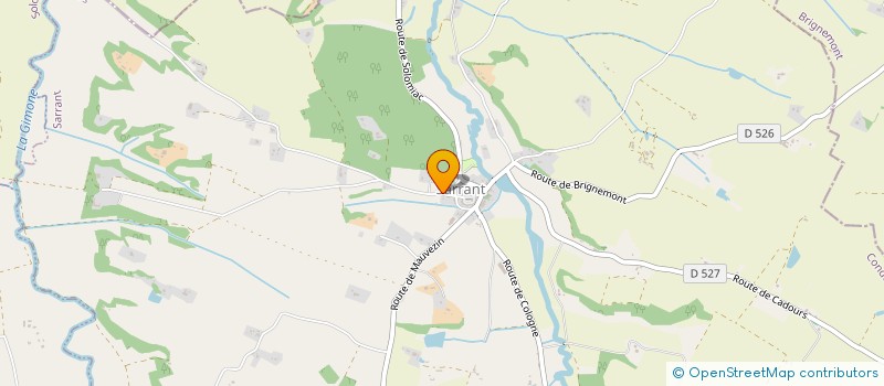 localisation de l'entreprise SCI DE L'ORBE  SAINT-ANTONIN