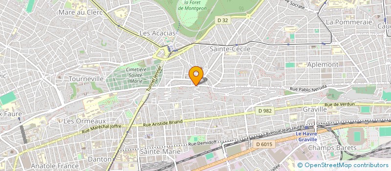 localisation de l'entreprise SCI DE L'ORCHER à LE HAVRE