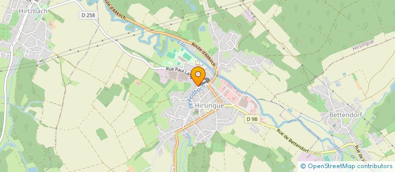 localisation de l'entreprise SCI DE L'ORCHIDEE  HIRSINGUE