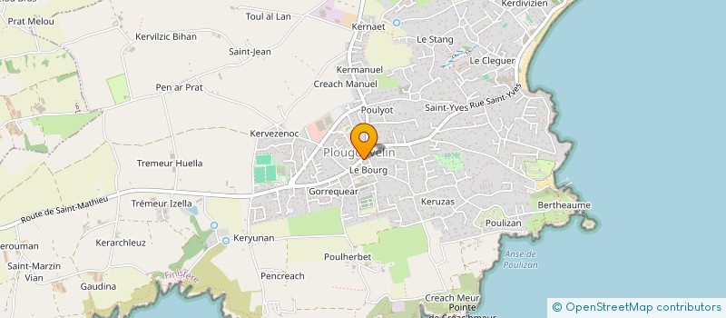 localisation de l'entreprise SCI DE L'ORCHIDEE  PLOUGONVELIN