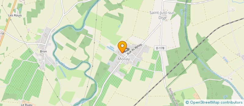 localisation de l'entreprise SCI DE L'OREAU  SAINT-JUST-SUR-DIVE