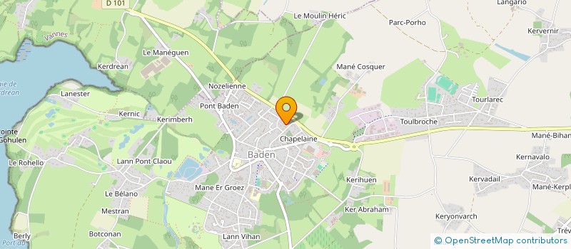 localisation de l'entreprise SCI DE L'OREE  BADEN