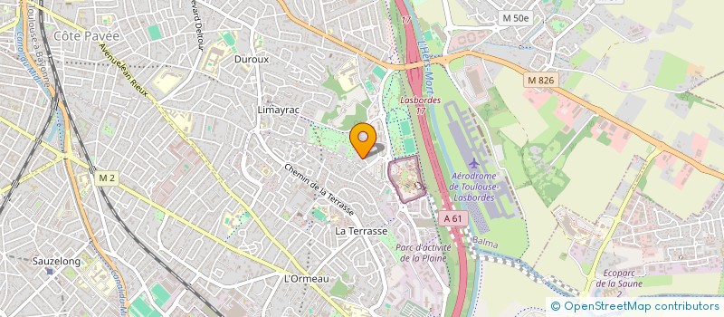 localisation de l'entreprise SCI DE L'OREE DE LIMAYRAC  TOULOUSE