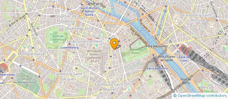 localisation de l'entreprise SCI DE L'OREE DES BUTTES CHAUMONT  PARIS