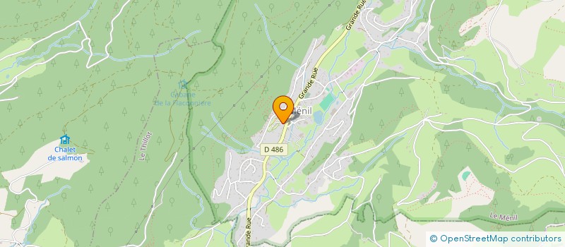 localisation de l'entreprise SCI DE L OREE DU BOIS  LE MENIL