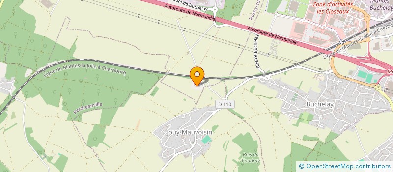 localisation de l'entreprise SCI DE L'OREE DU BOIS  ROSNY-SUR-SEINE