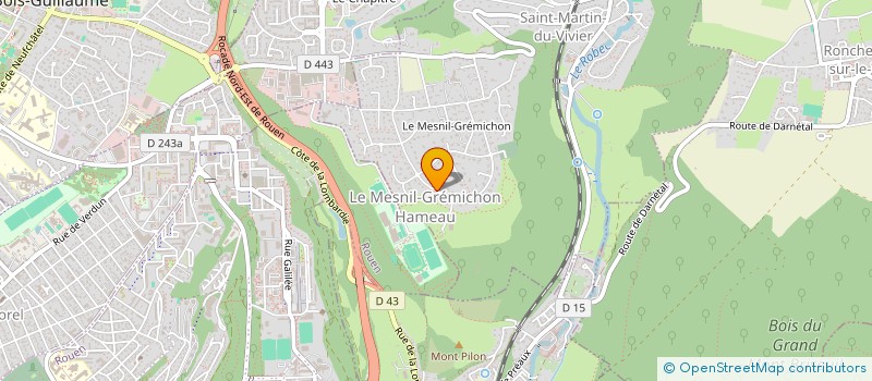 localisation de l'entreprise SCI DE L'OREE DU BOIS  SAINT-MARTIN-DU-VIVIER