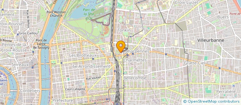 localisation de l'entreprise SCI DE L'OREE6E  LYON