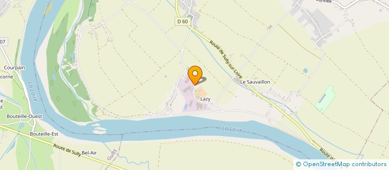 localisation de l'entreprise SCI DE L'ORGANNERIE à SAINT-BENOIT-SUR-LOIRE