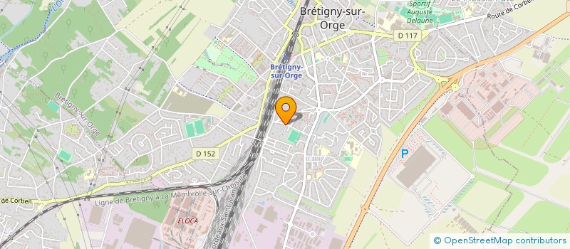 localisation de l'entreprise SCI DE L'ORGE à BRETIGNY-SUR-ORGE