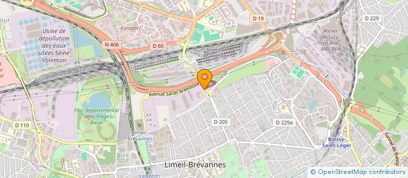 localisation de l'entreprise SCI DE L'ORGE à LIMEIL-BREVANNES