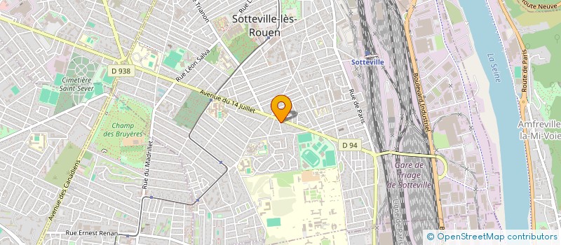localisation de l'entreprise SCI DE L ORIENT à SOTTEVILLE-LES-ROUEN