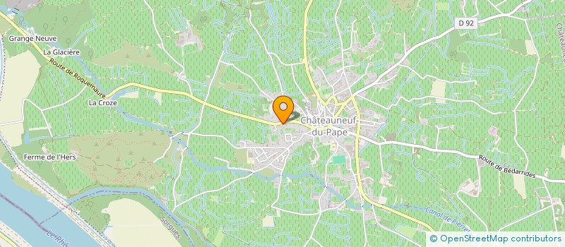 localisation de l'entreprise SCI DE L'ORIGAN  CHATEAUNEUF-DU-PAPE