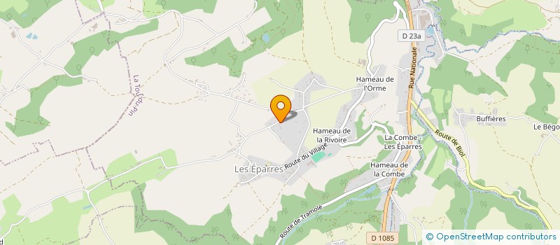 localisation de l'entreprise SCI DE L'ORME  LES EPARRES