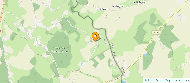 localisation de l'entreprise SCI DE L'ORME  AVEZE