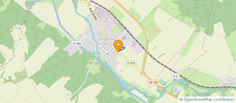 localisation de l'entreprise SCI DE L ORME à LONGEVILLE-EN-BARROIS