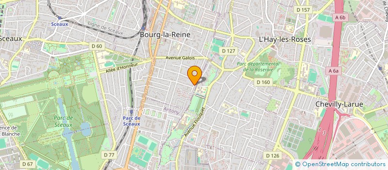 localisation de l'entreprise SCI DE L ORME à BOURG-LA-REINE