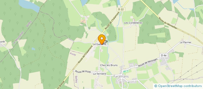 localisation de l'entreprise SCI DE L'ORME  FARAMANS