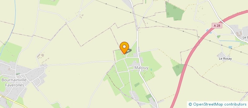 localisation de l'entreprise SCI DE L'ORME  MALOUY