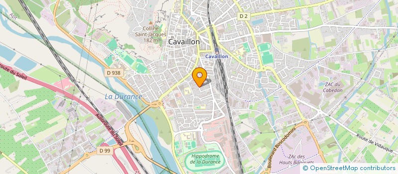 localisation de l'entreprise SCI DE L'ORME  CAVAILLON