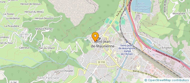 localisation de l'entreprise SCI DE L'ORME  SAINT-JEAN-DE-MAURIENNE