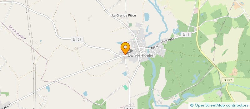 localisation de l'entreprise SCI DE L'ORME à DUN-LE-POELIER