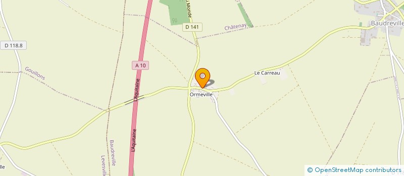 localisation de l'entreprise SCI DE L'ORME à BAUDREVILLE