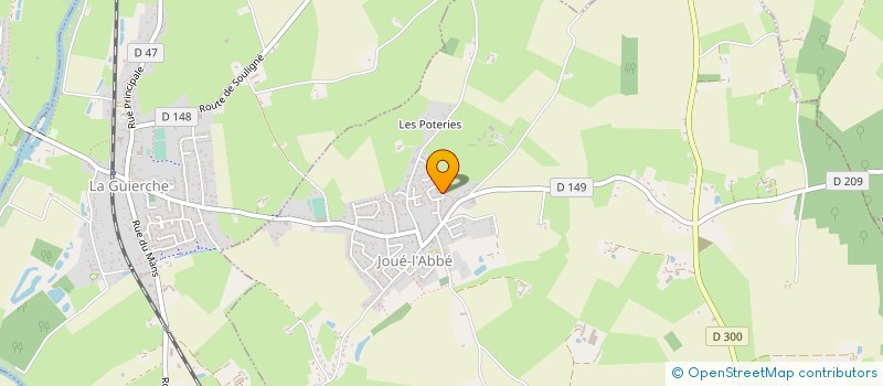 localisation de l'entreprise SCI DE L'ORME  JOUE L'ABBE