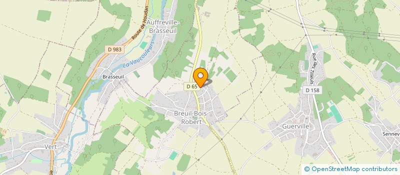 localisation de l'entreprise SCI DE L'ORME  BREUIL-BOIS-ROBERT